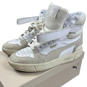 PUMA Sky LX Lux Mid Sneakers Shoes Whisper White 372870-01 Casual Men’s Size 8.5